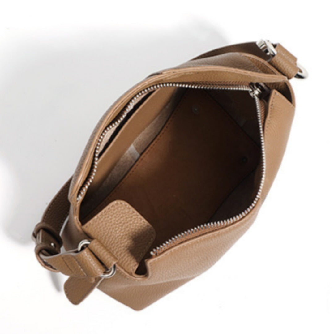 Leather Underarm Crossbody Shoulder Bag