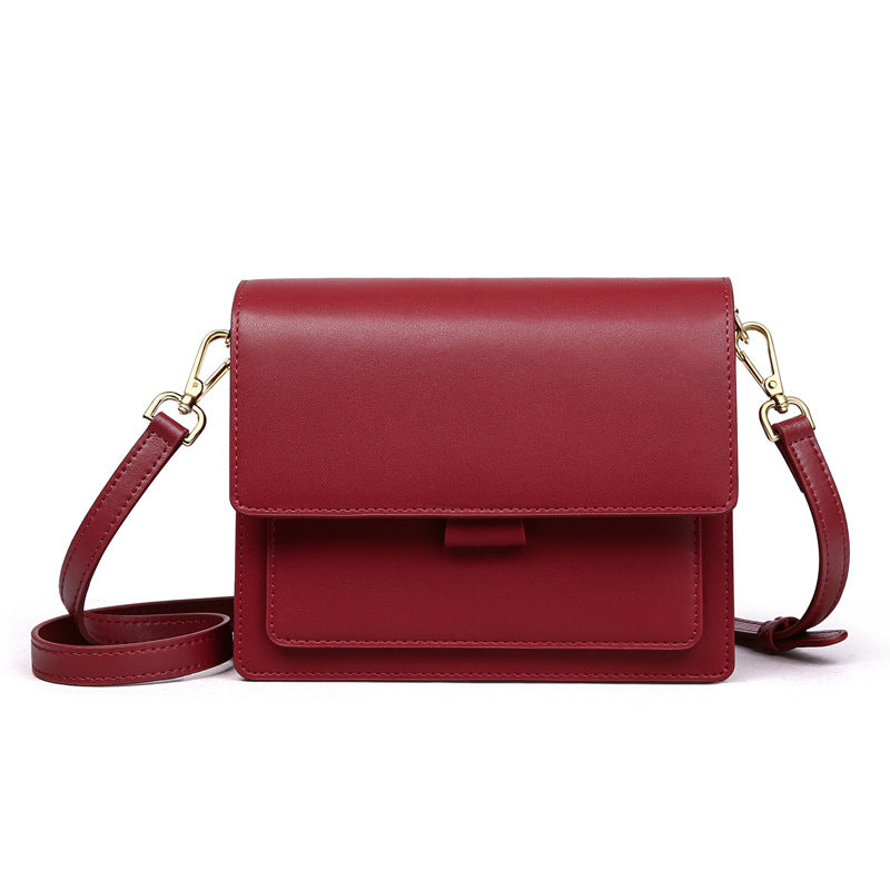 Small Leather Square Crossbody Bag