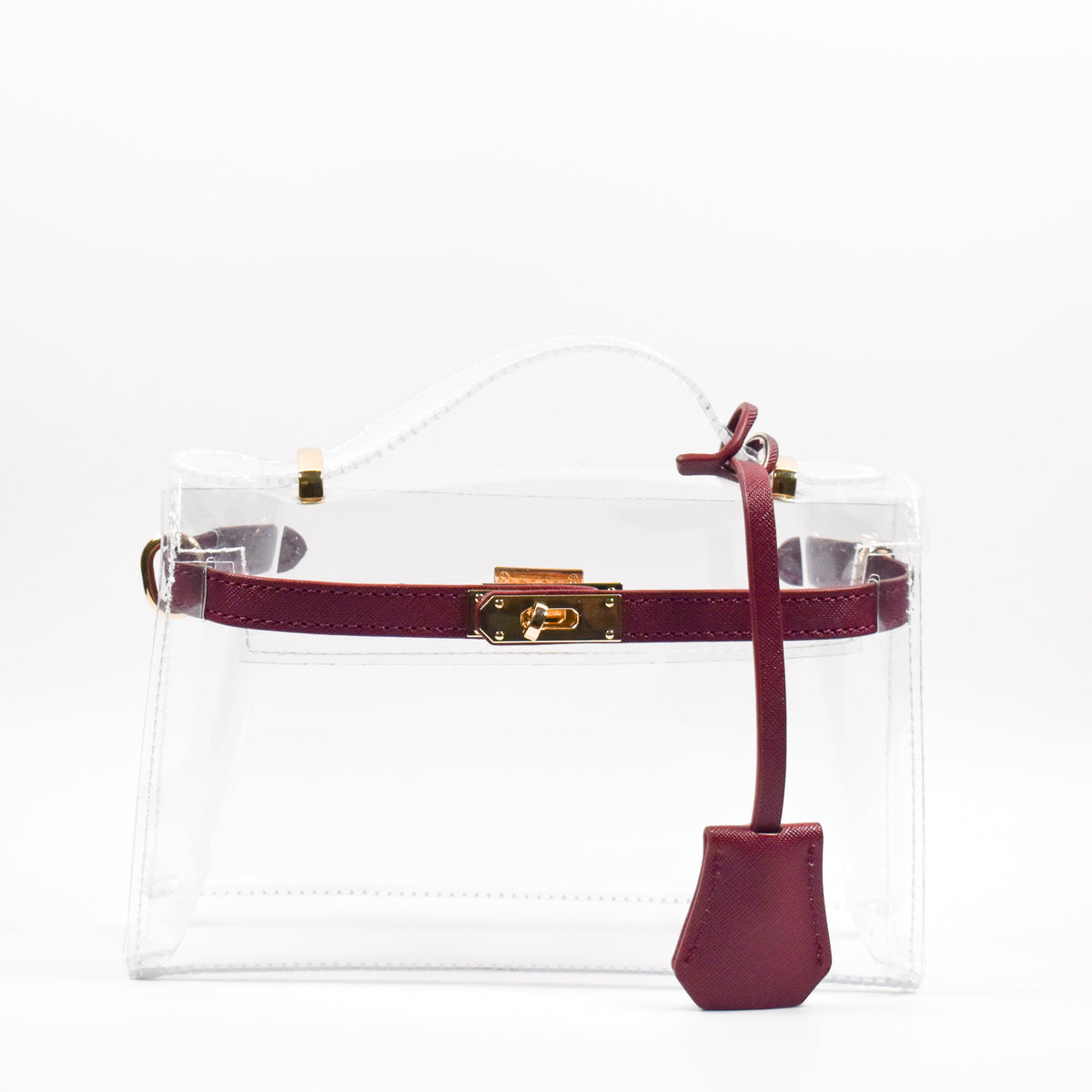 Mini Andrea Clear Stadium Top Handle Bag