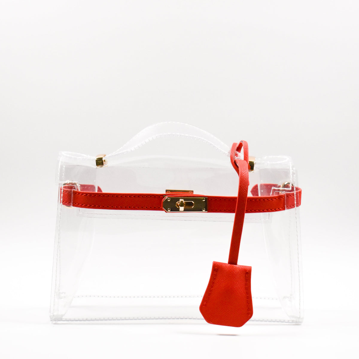 Mini Andrea Clear Stadium Top Handle Bag
