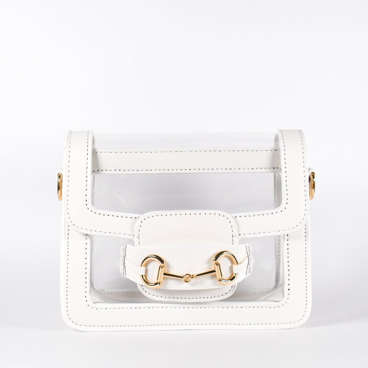 Ashley Clear Stadium Crossbody Handbag