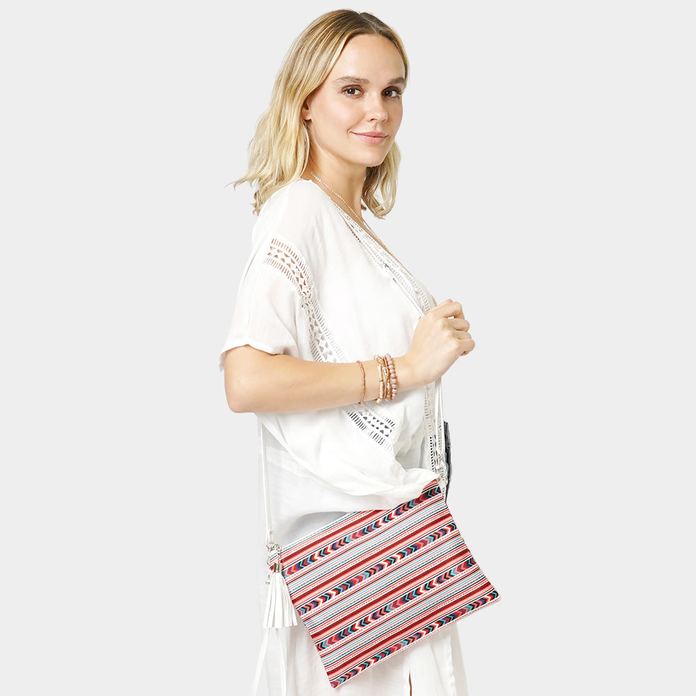 Aztec Wristlet & Crossbody Clutch