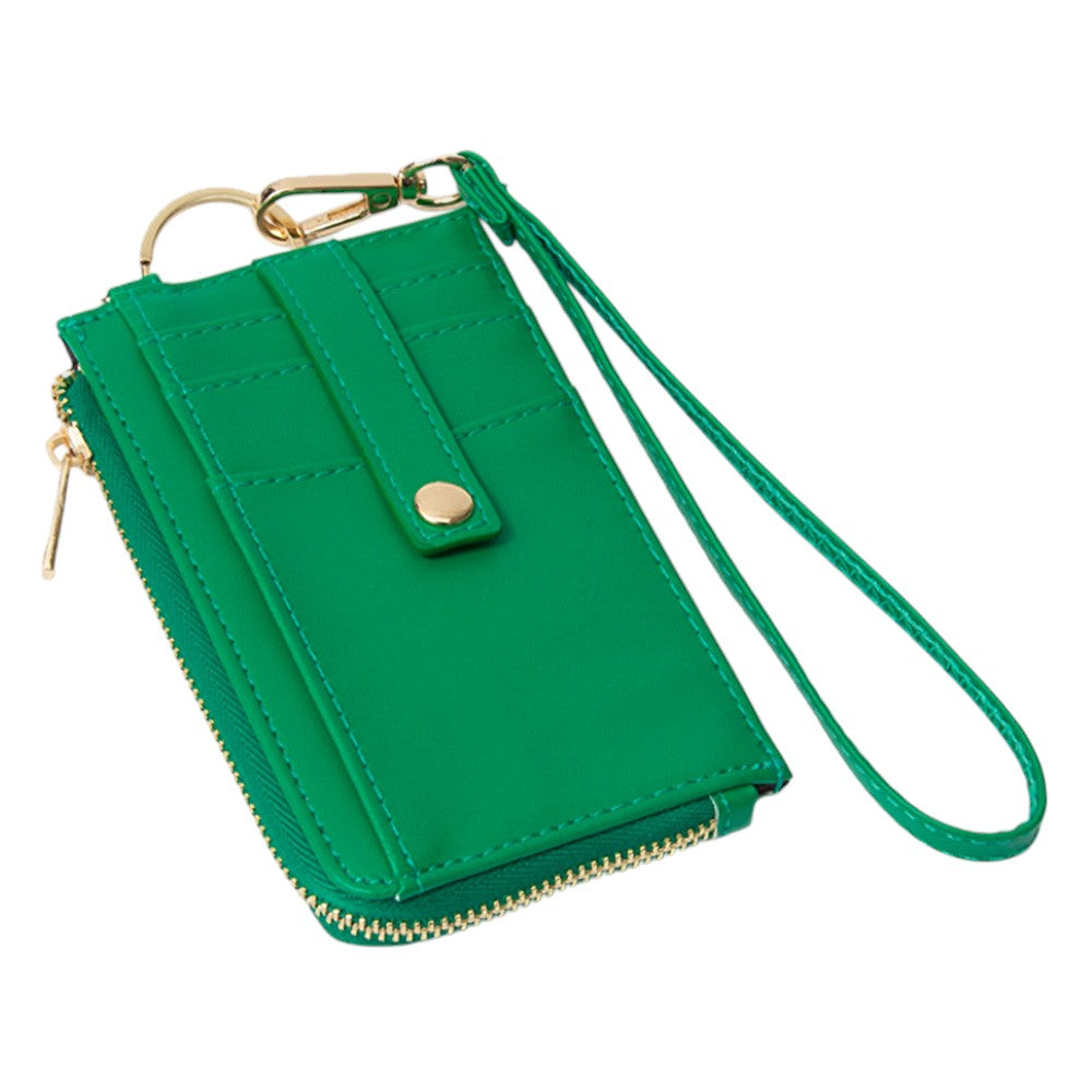 Basket-Weave Card Holder Wristlet