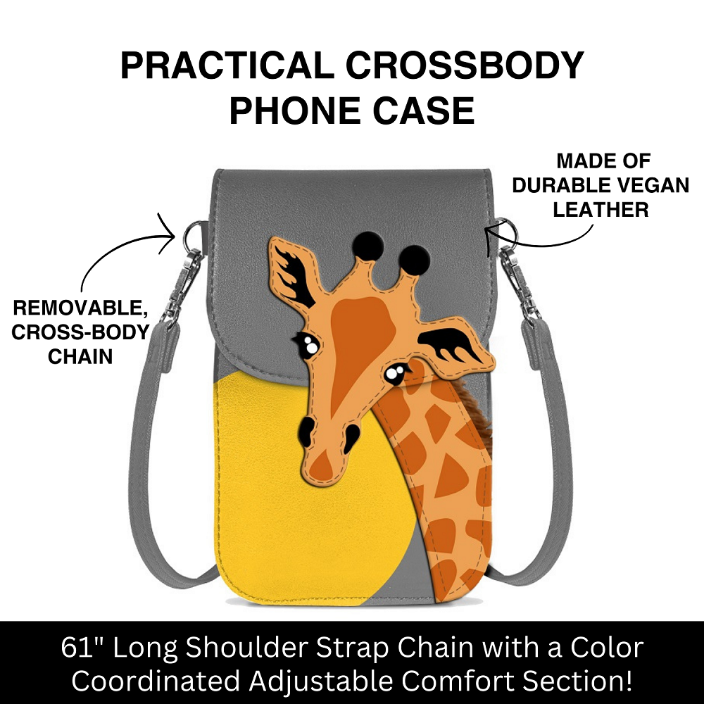 Safari Animal Touchscreen Crossbody Phone Purse