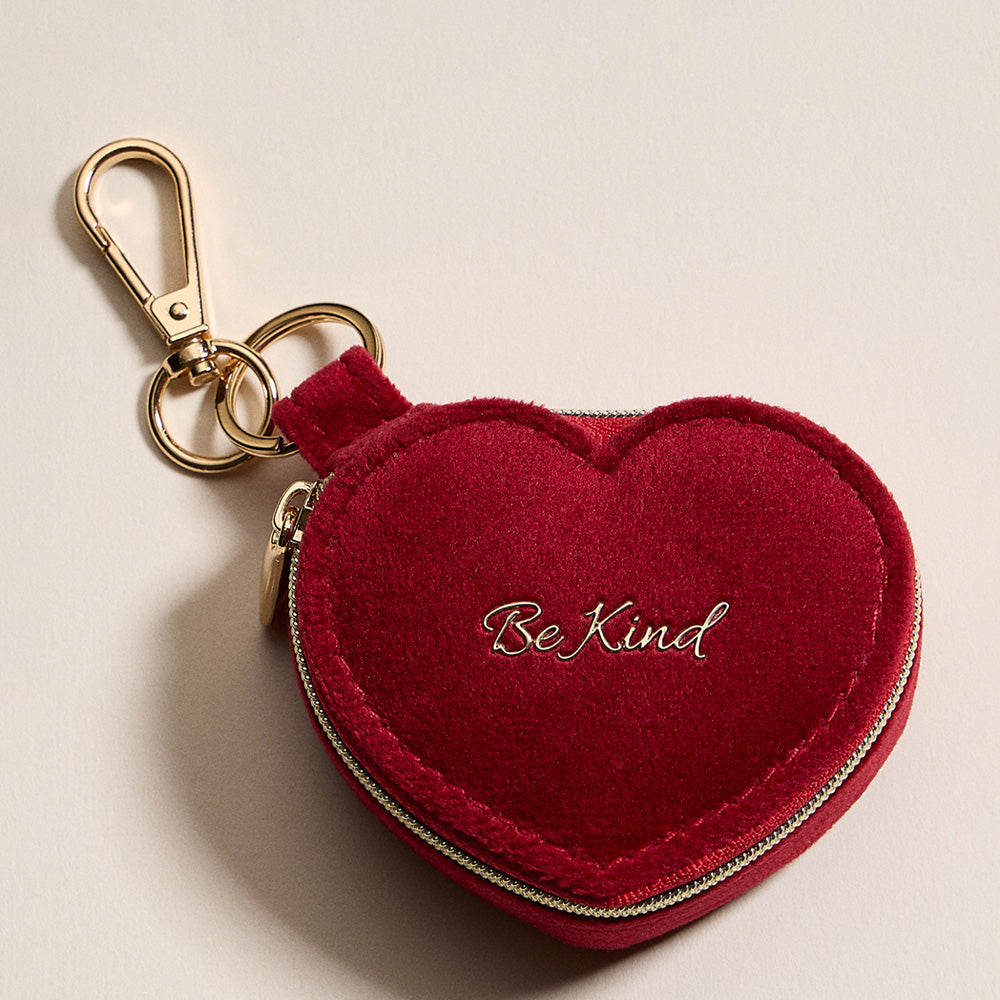 BE KIND Heart Travel Jewelry Case