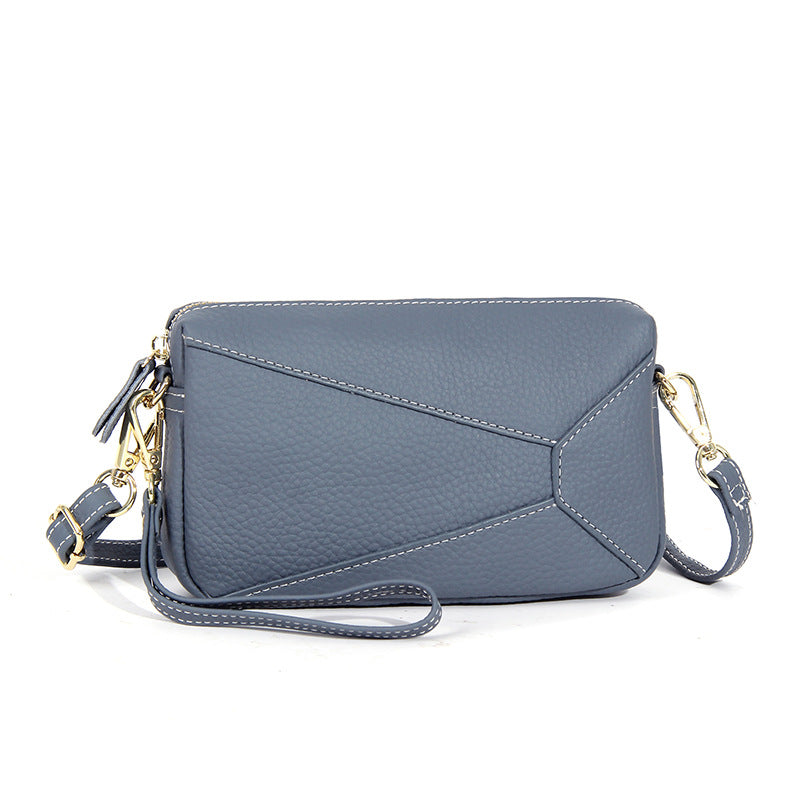 Convertible Leather Crossbody Wristlet Purse