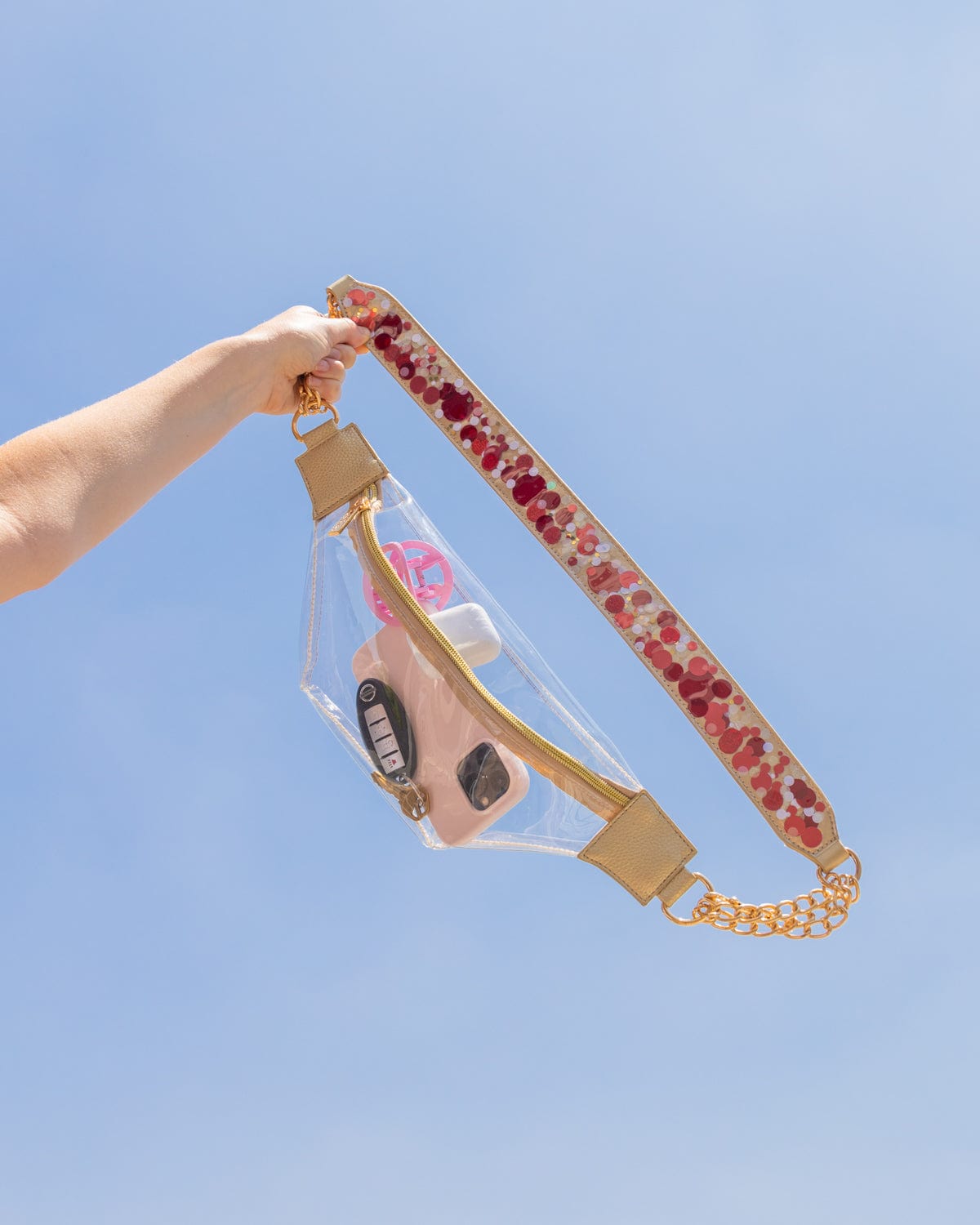 Clear Stadium Belt Bag with Adjustable Strap
