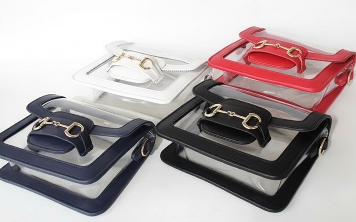 Ashley Clear Stadium Crossbody Handbag