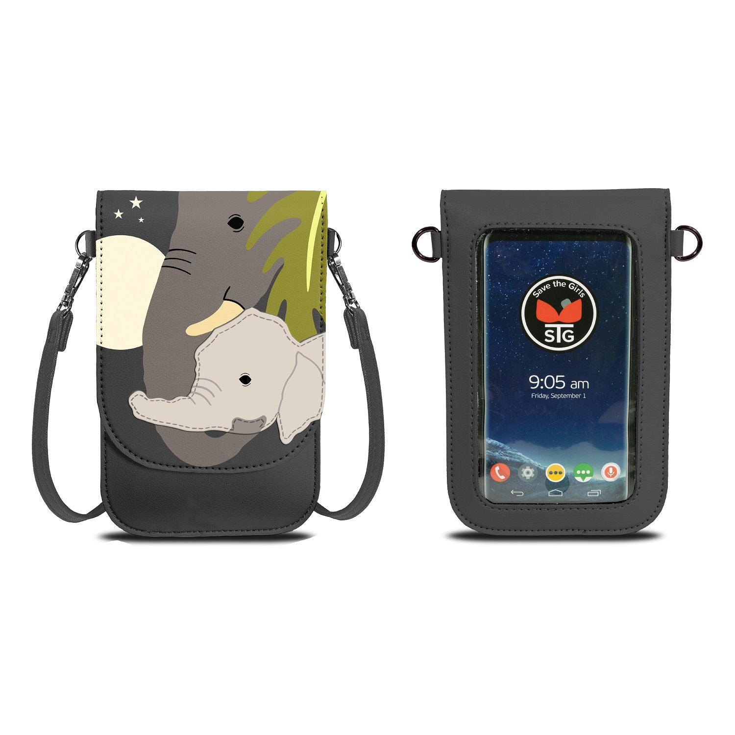 Safari Animal Touchscreen Crossbody Phone Purse