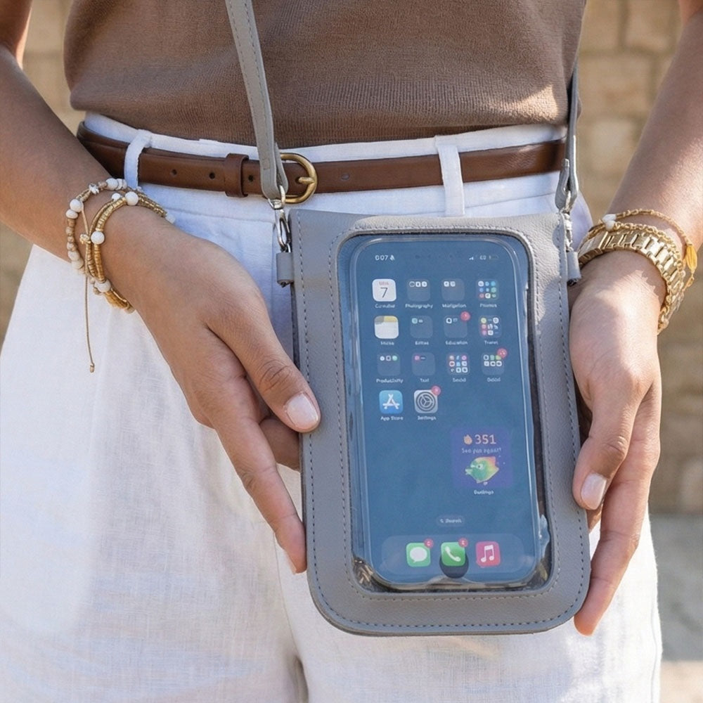 Safari Animal Touchscreen Crossbody Phone Purse