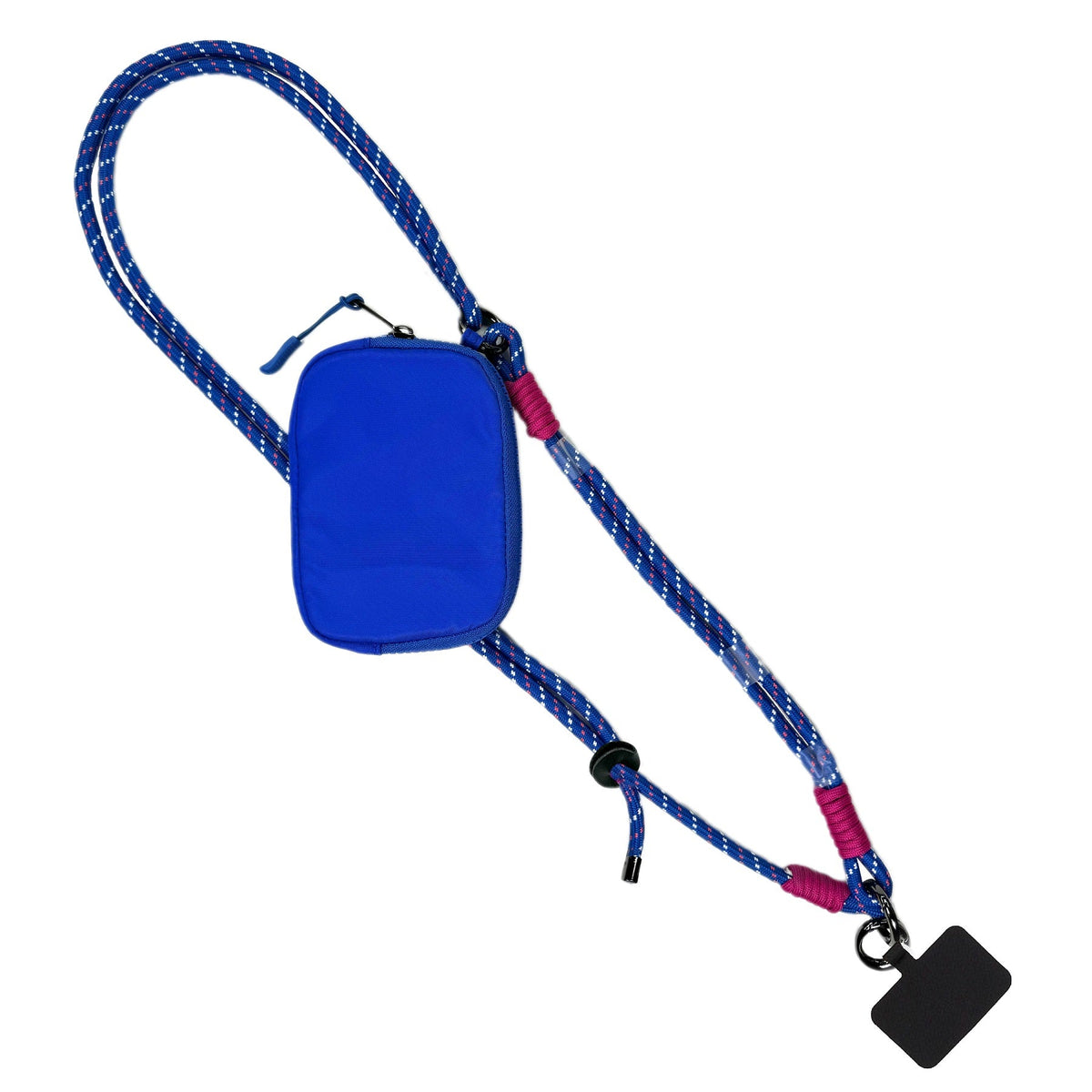Twin Rope Crossbody Phone Strap with RFID Pouch & Wristlet