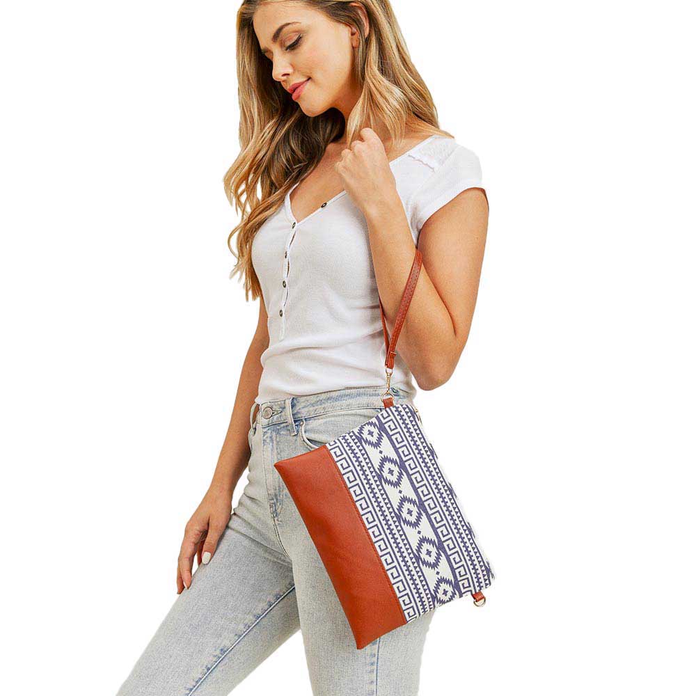 Aztec Wristlet & Crossbody Clutch