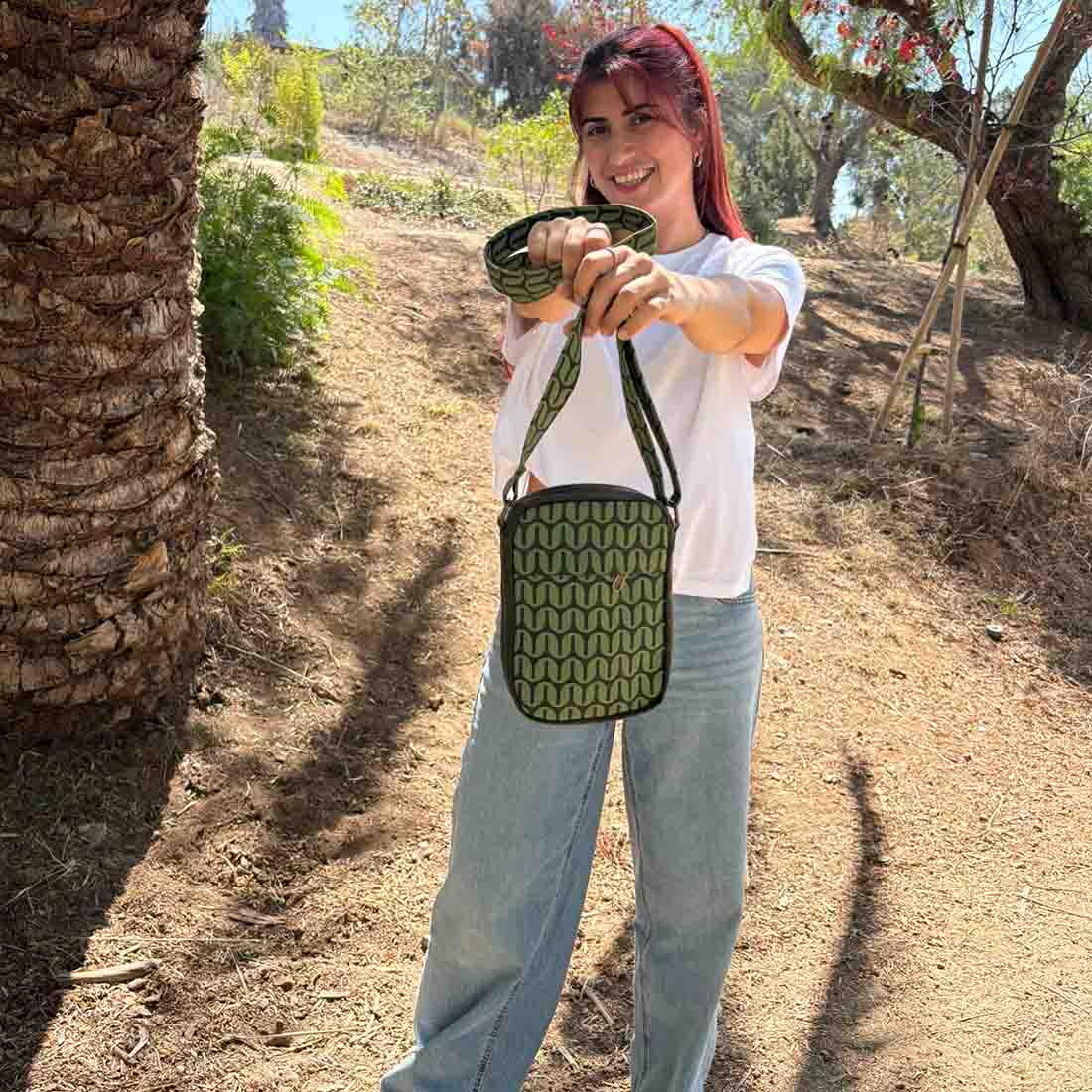 Malia Chunky Canvas Crossbody Bag