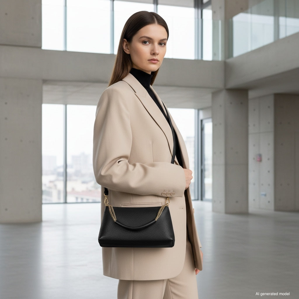 Milano Italian Leather Crossbody Bag
