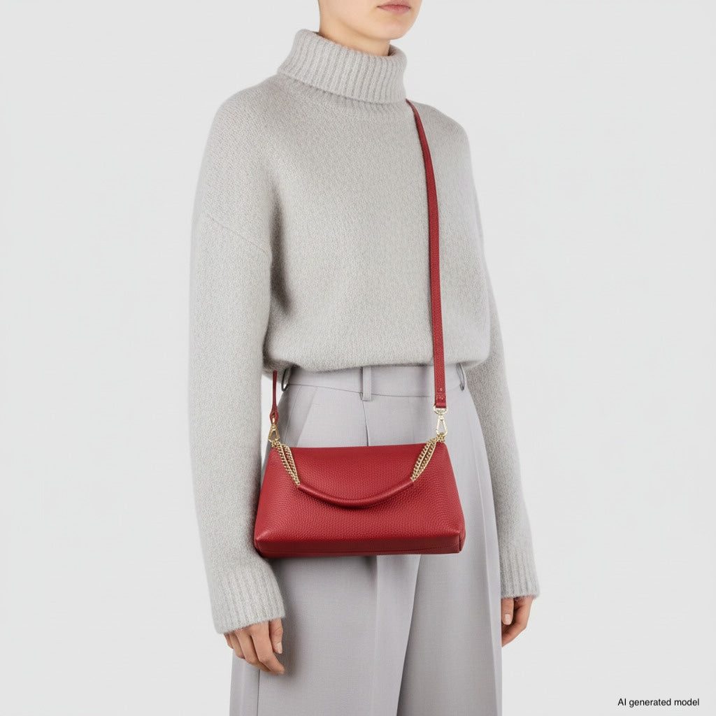 Milano Italian Leather Crossbody Bag