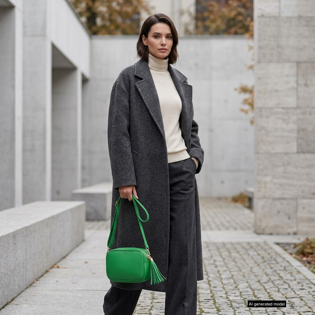 Parma Italian Leather Crossbody Bag