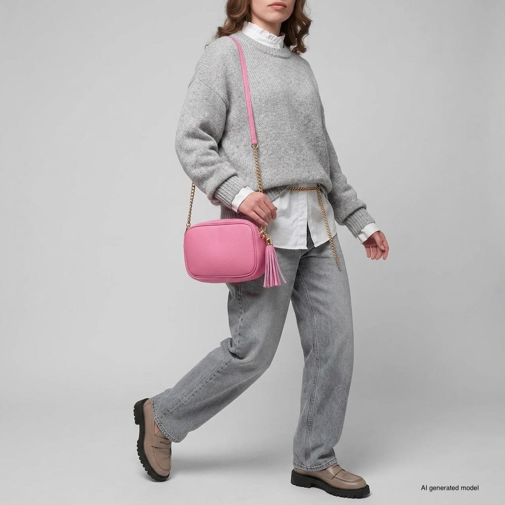 Parma Italian Leather Crossbody Bag