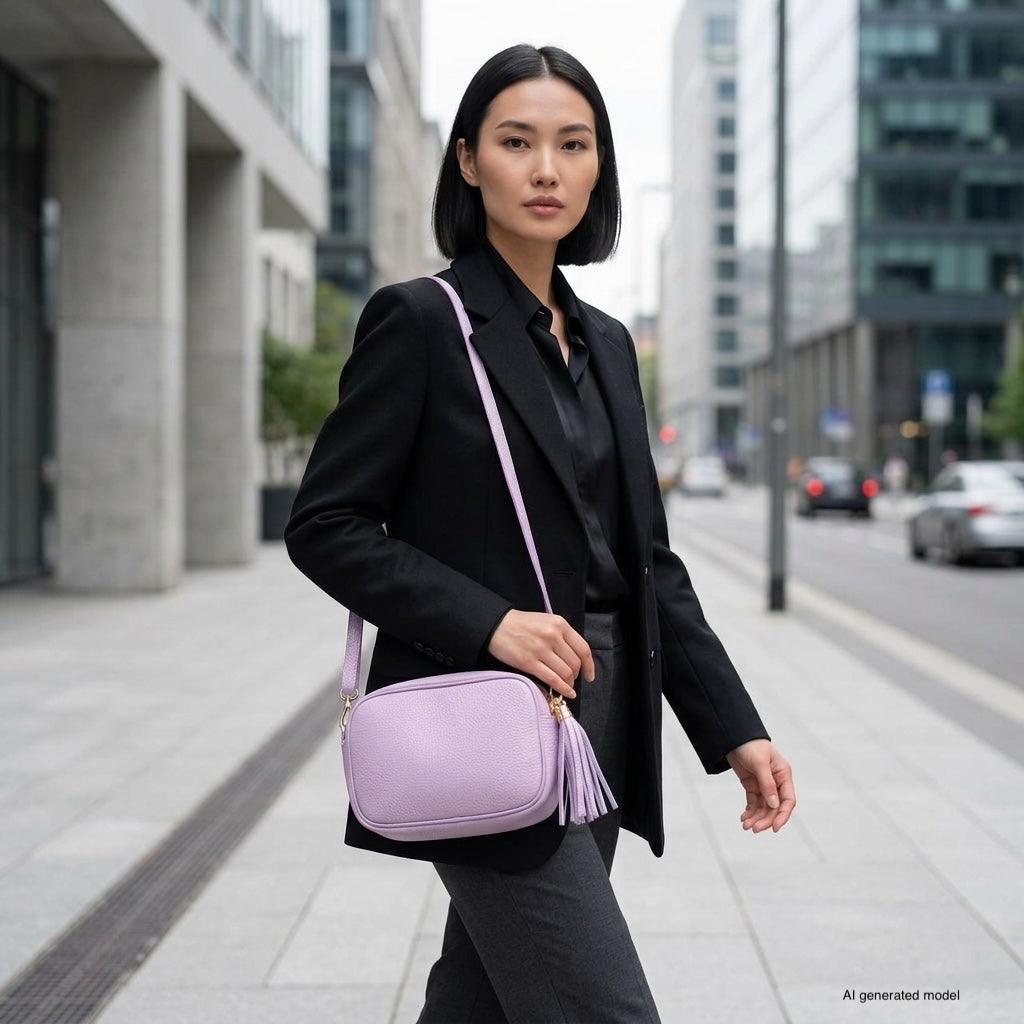 Parma Italian Leather Crossbody Bag
