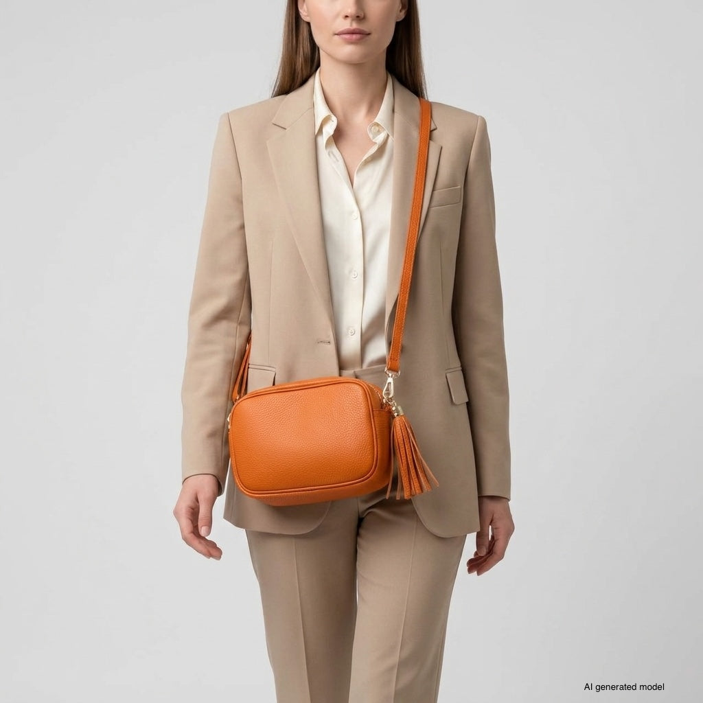 Parma Italian Leather Crossbody Bag