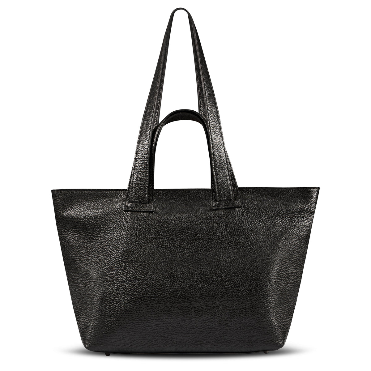 Torino Italian Leather Tote with Zip Top