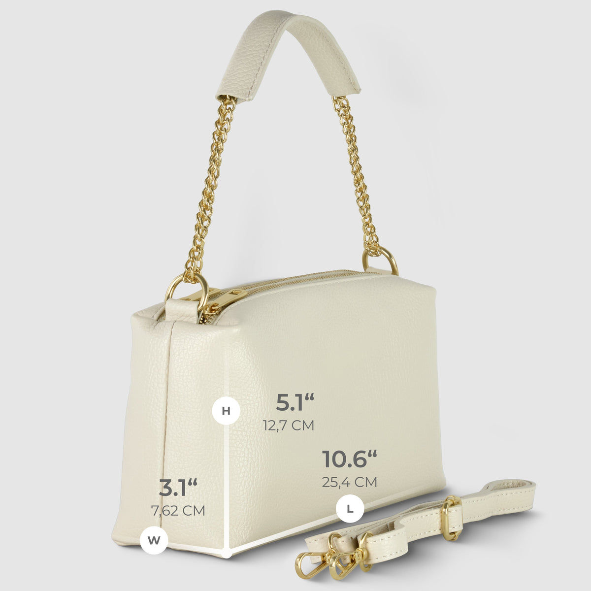 Milano Italian Leather Crossbody Bag