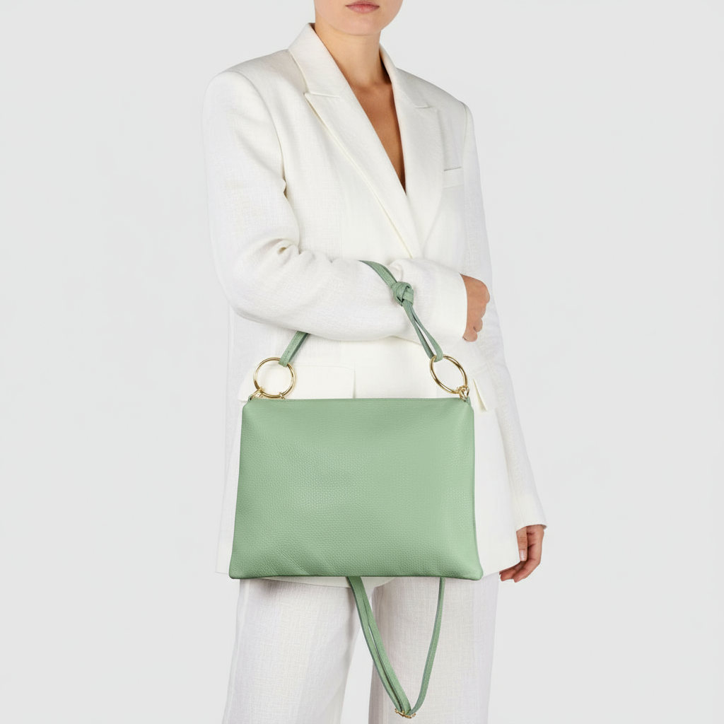 Livorno Italian Leather Shoulder Bag