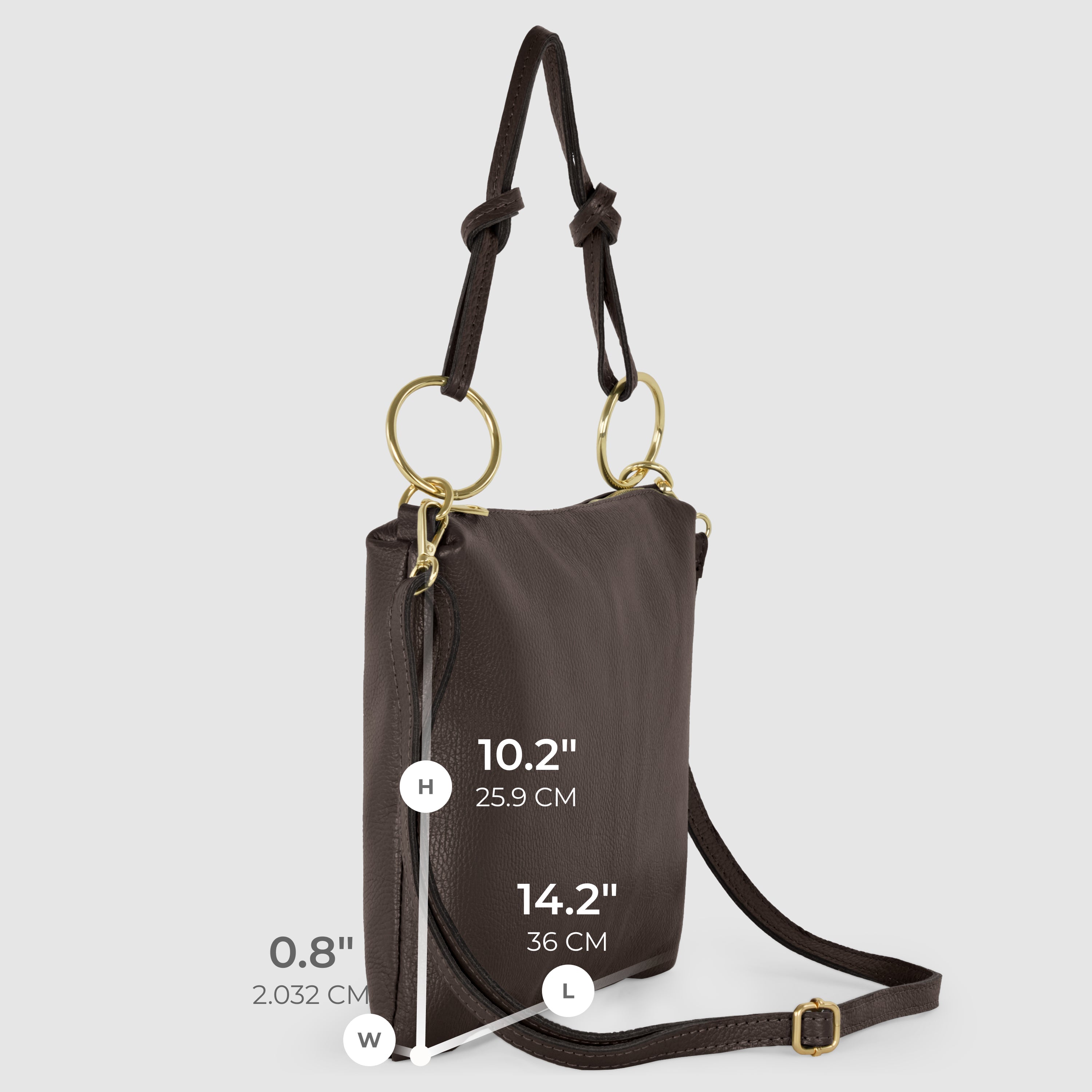 Livorno Italian Leather Shoulder Bag