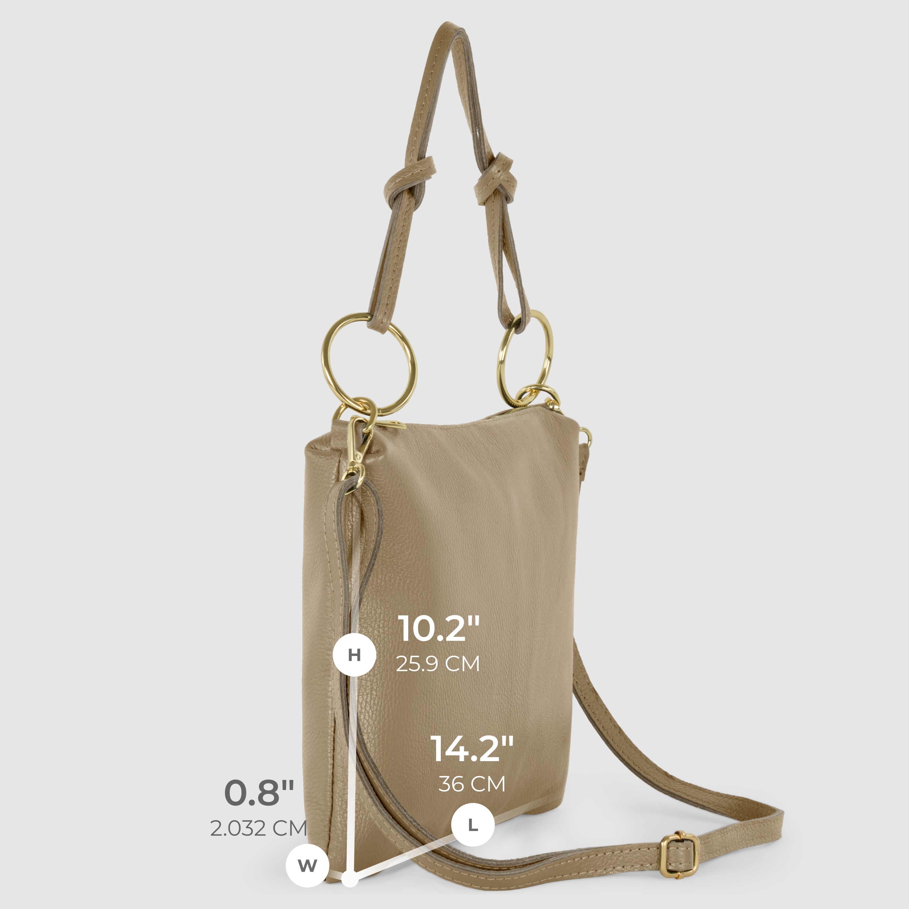 Livorno Italian Leather Shoulder Bag