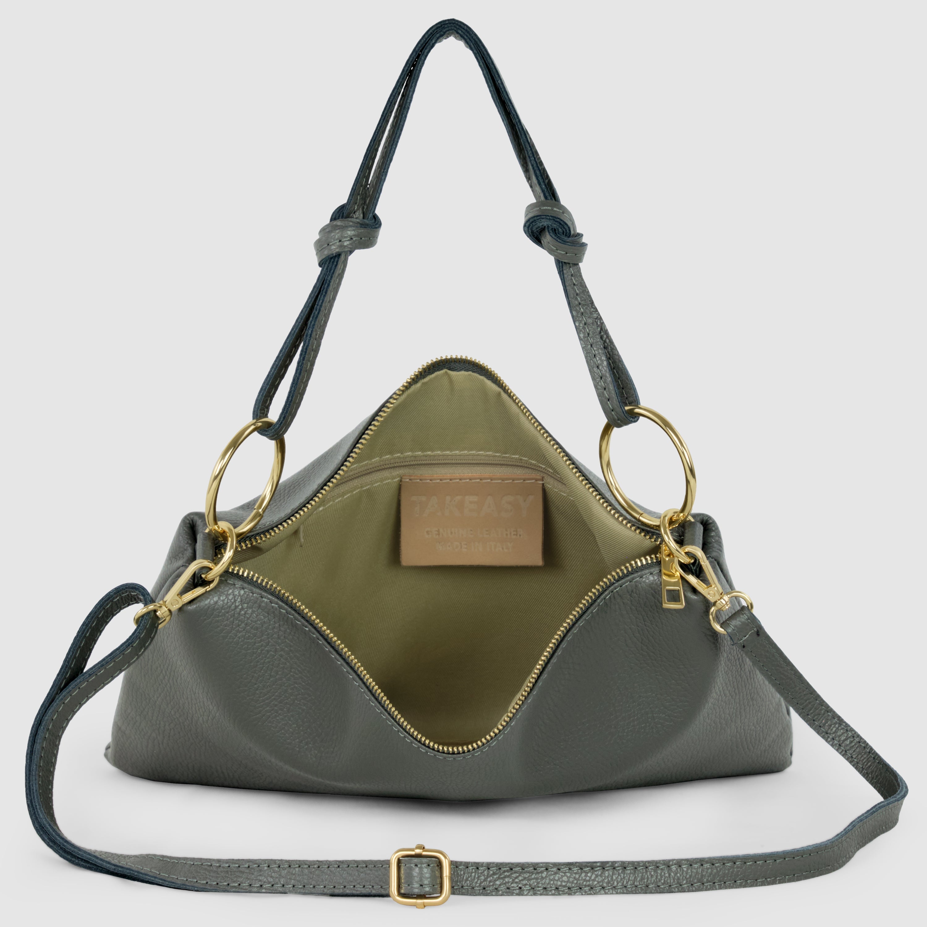 Livorno Italian Leather Shoulder Bag