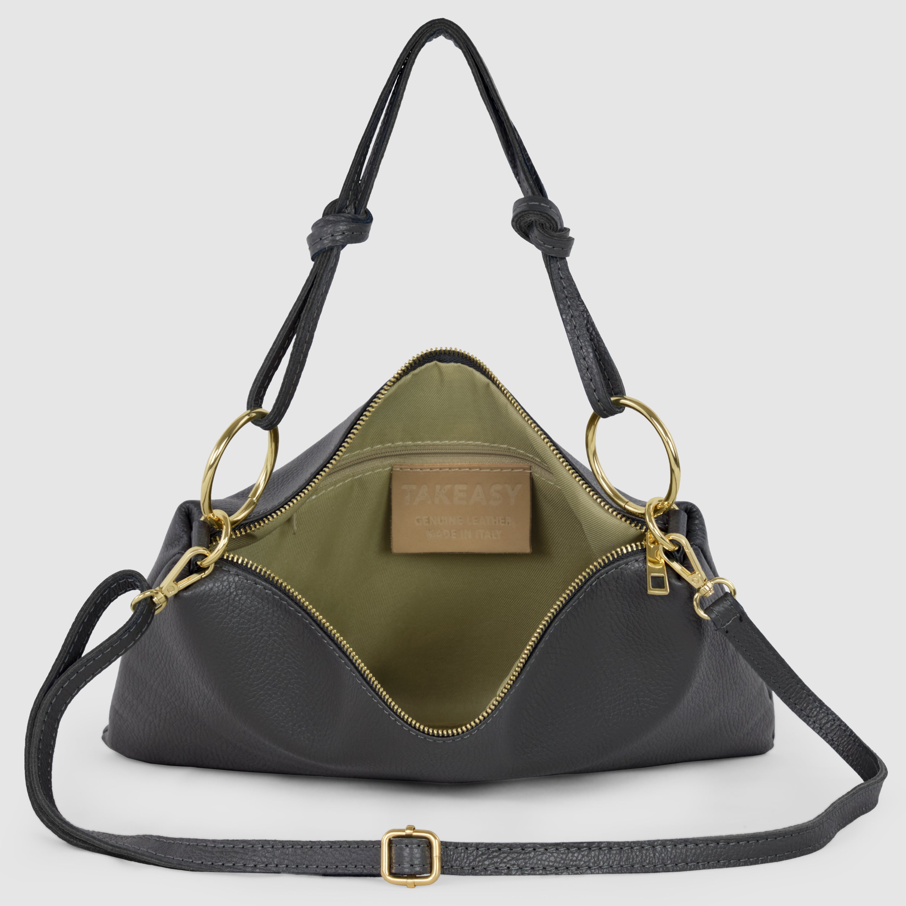 Livorno Italian Leather Shoulder Bag