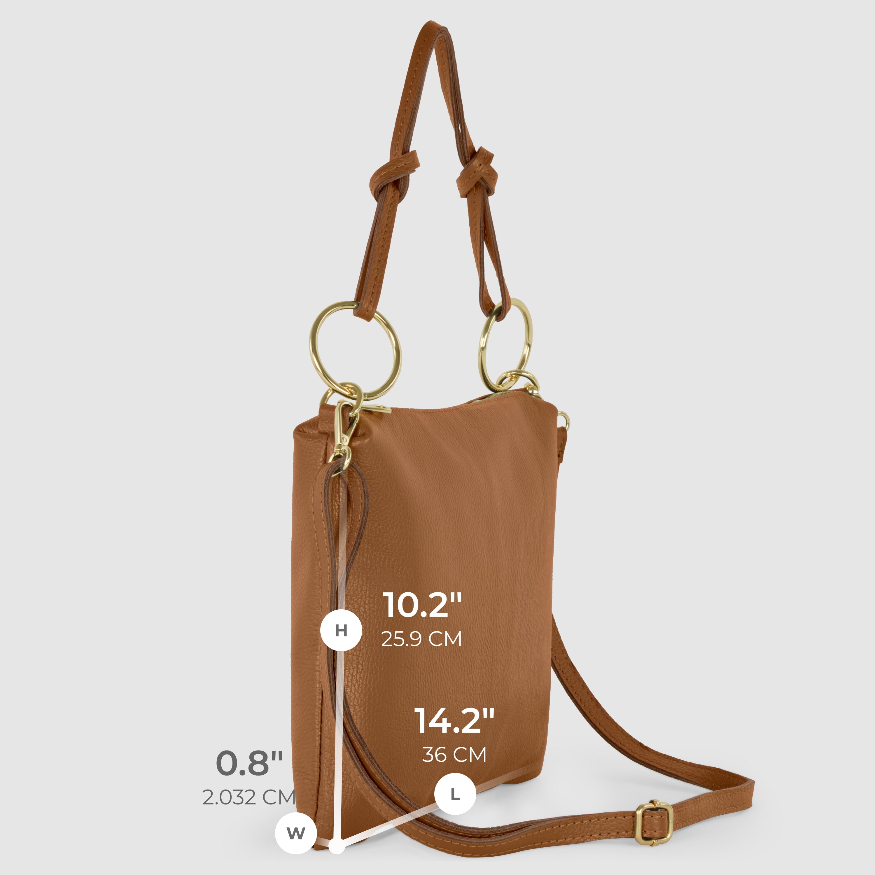 Livorno Italian Leather Shoulder Bag