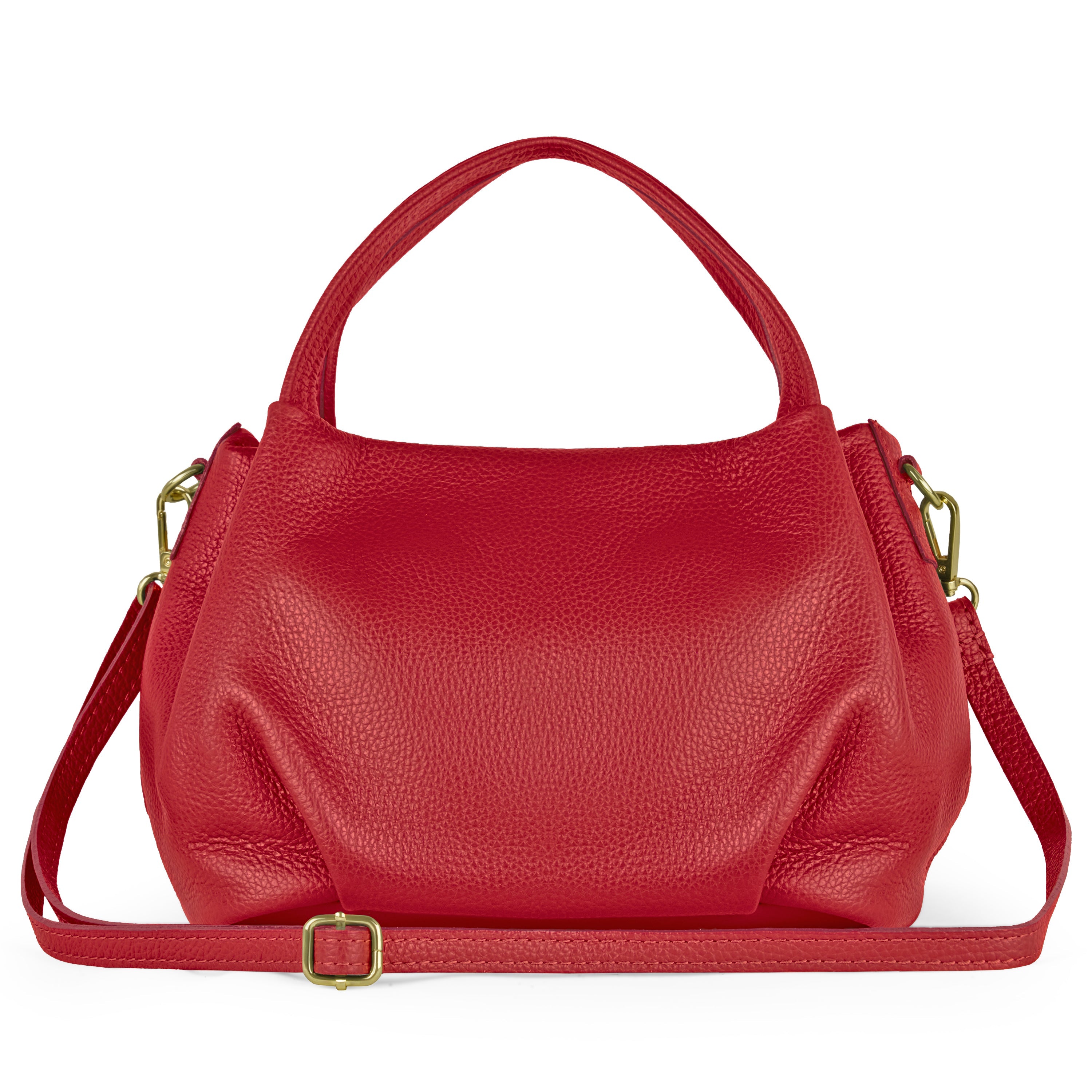 Lucca Italian Leather Top-Handle Bag