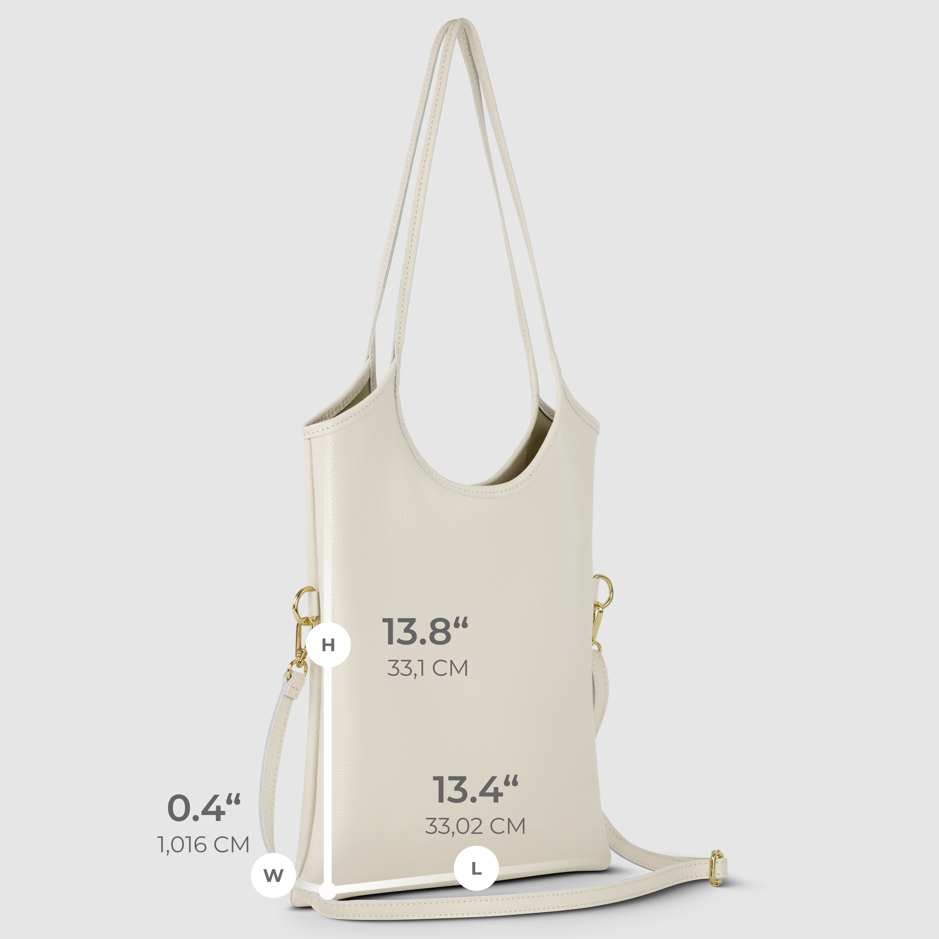 Matera Italian Leather Tote Bag