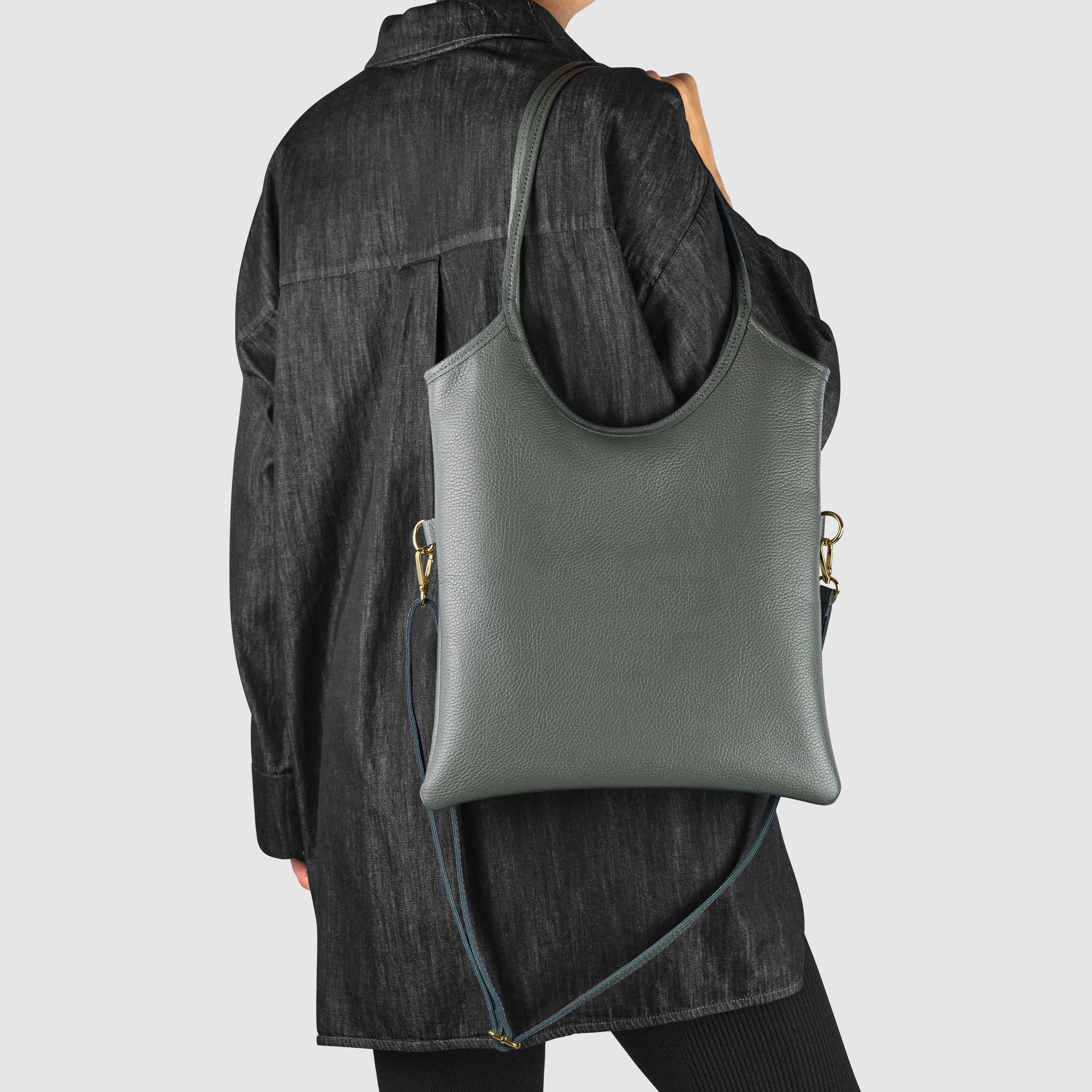 Matera Italian Leather Tote Bag