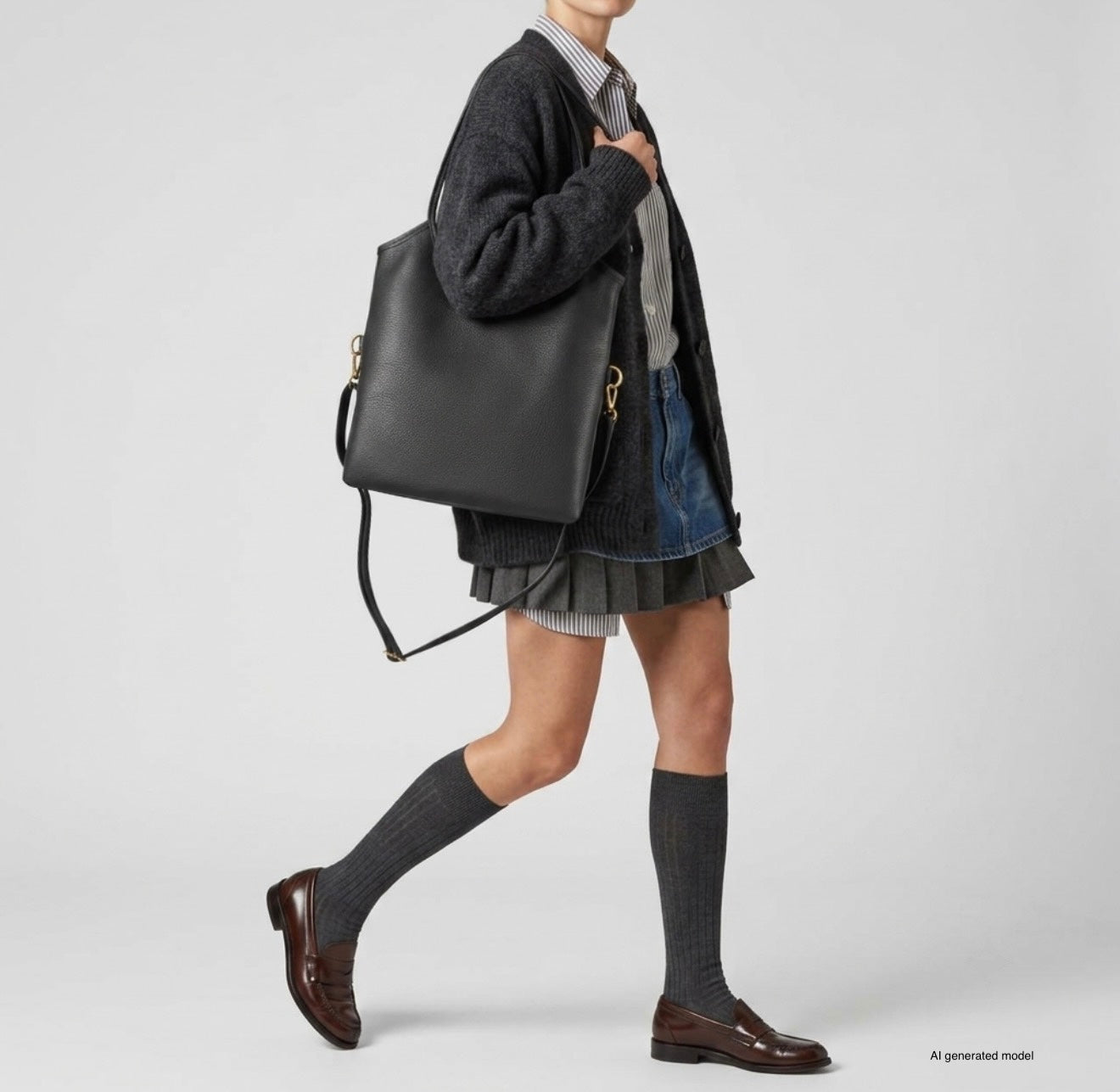 Matera Italian Leather Tote Bag