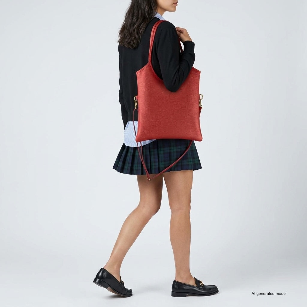 Matera Italian Leather Tote Bag