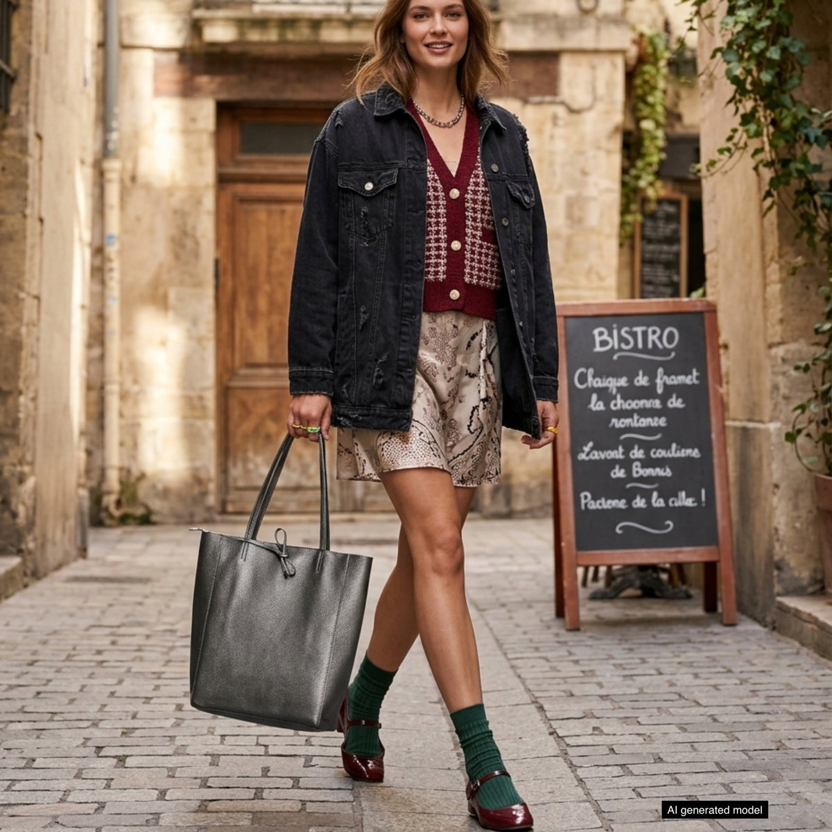 Firenze Italian Full-Grain Leather Tote