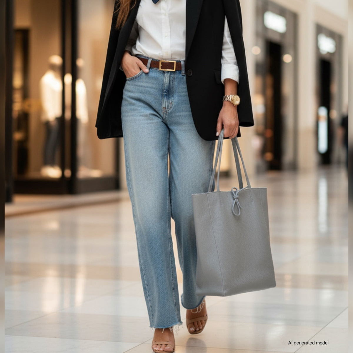 Firenze Italian Full-Grain Leather Tote