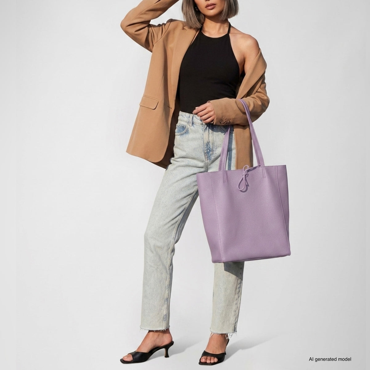 Firenze Italian Full-Grain Leather Tote