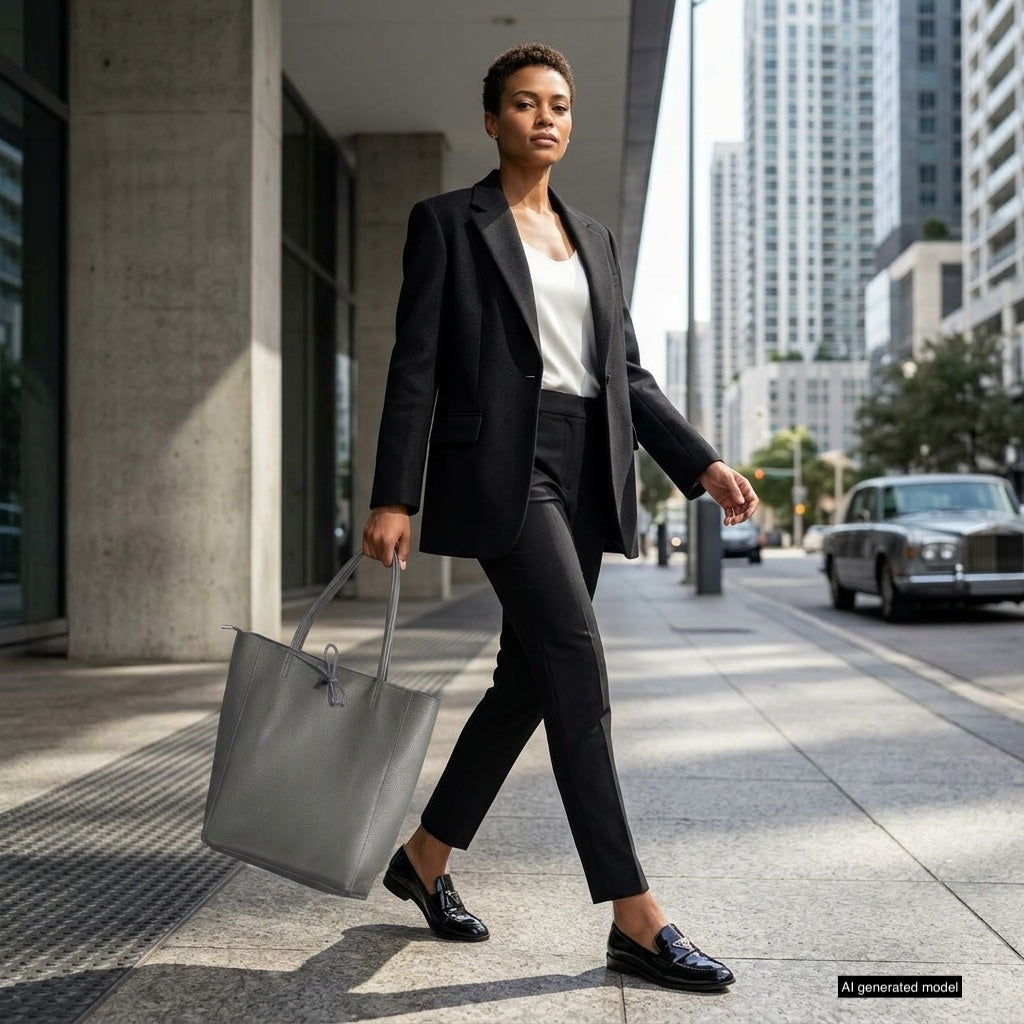 Firenze Italian Full-Grain Leather Tote