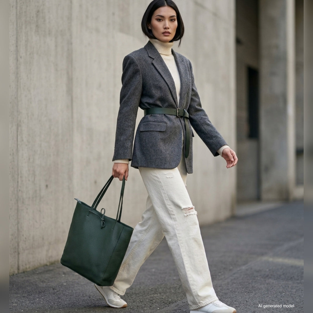 Firenze Italian Full-Grain Leather Tote