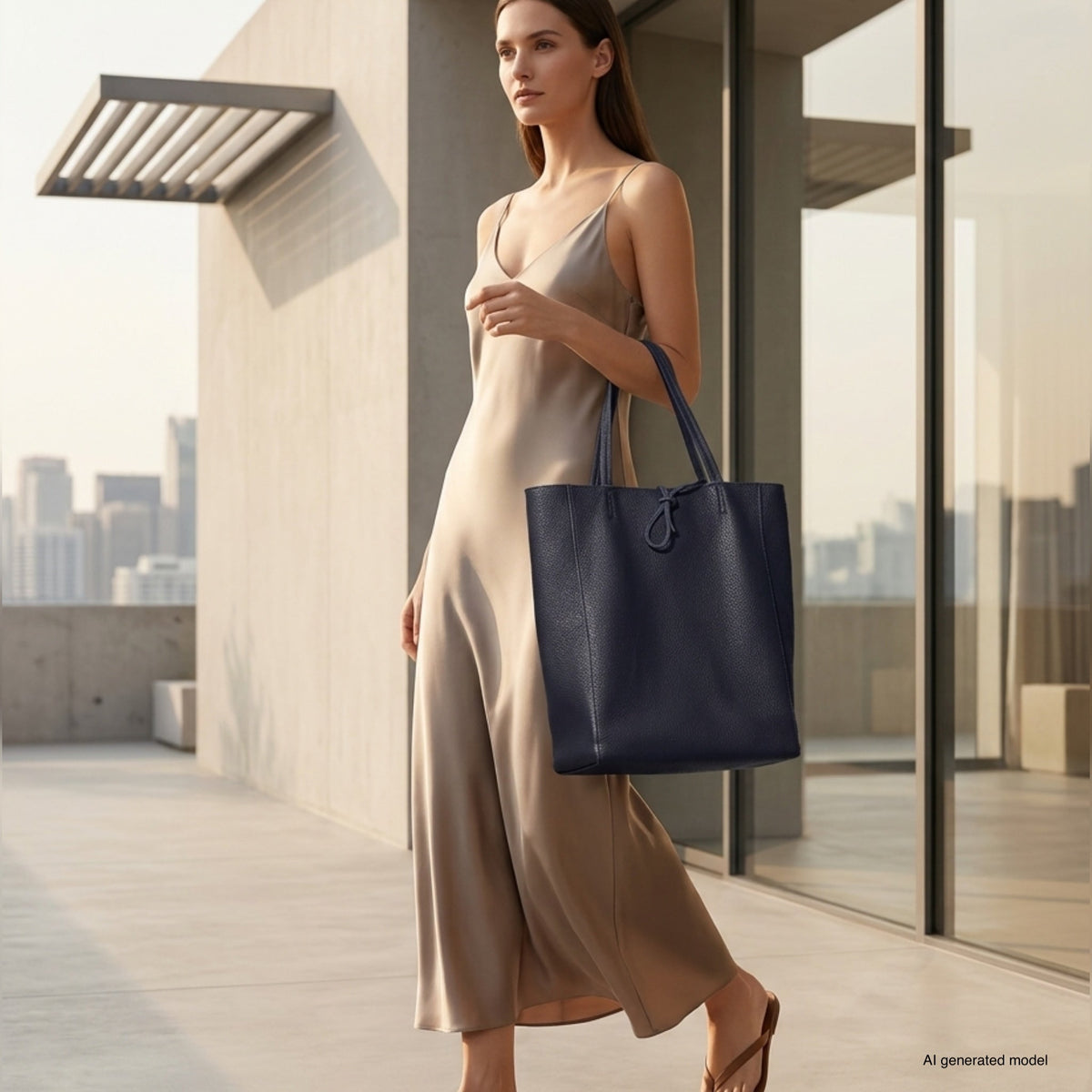 Firenze Italian Full-Grain Leather Tote