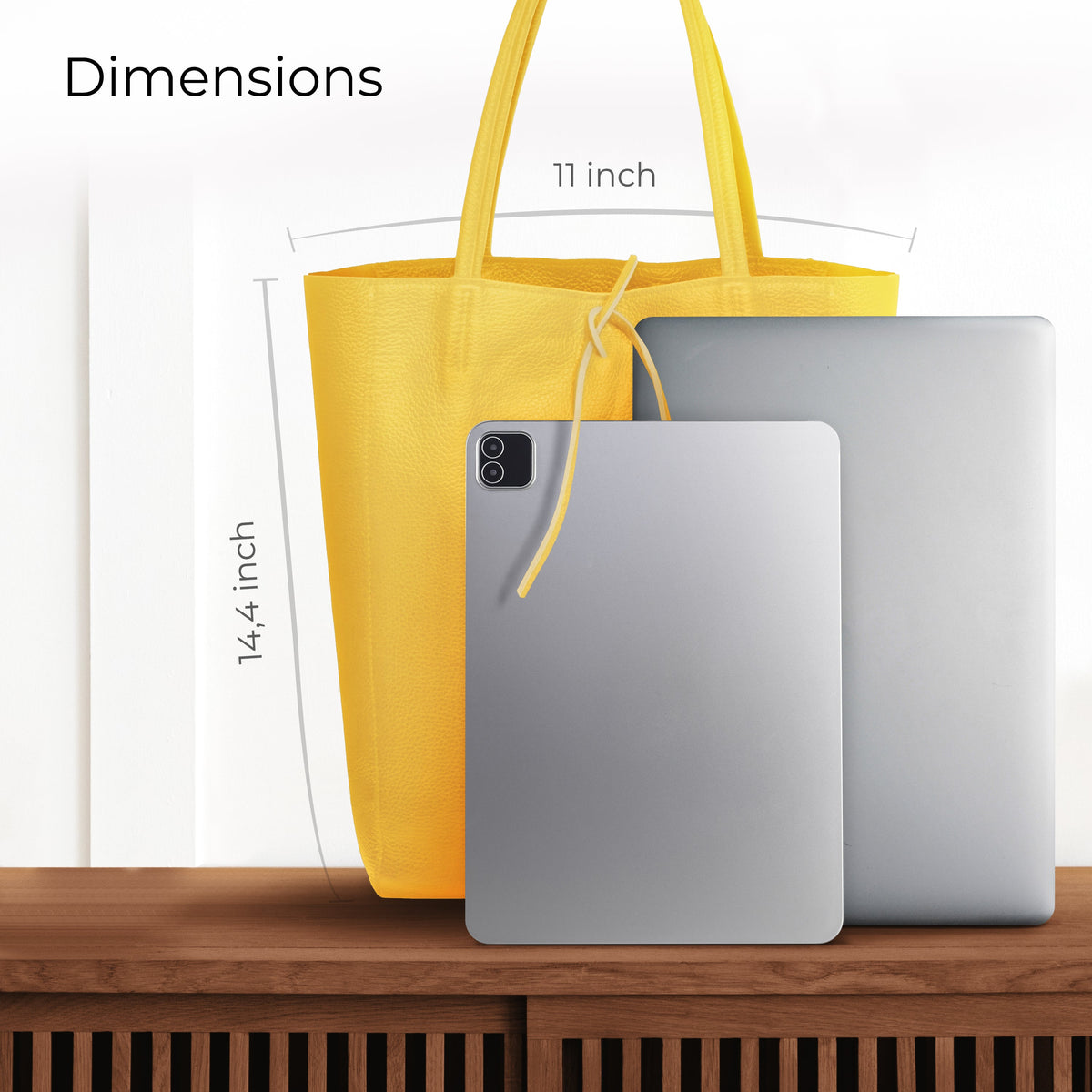 Firenze Italian Full-Grain Leather Tote