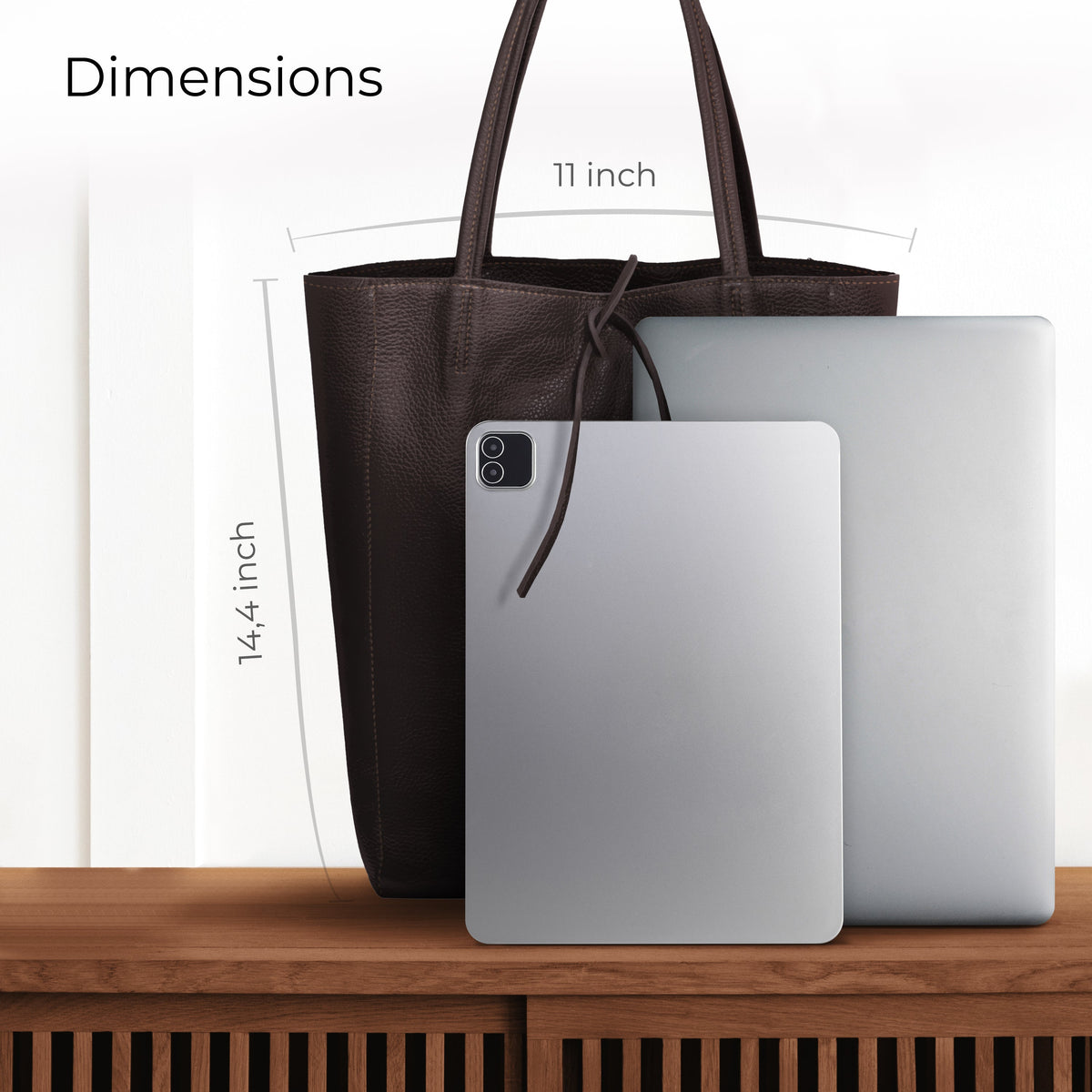 Firenze Italian Full-Grain Leather Tote