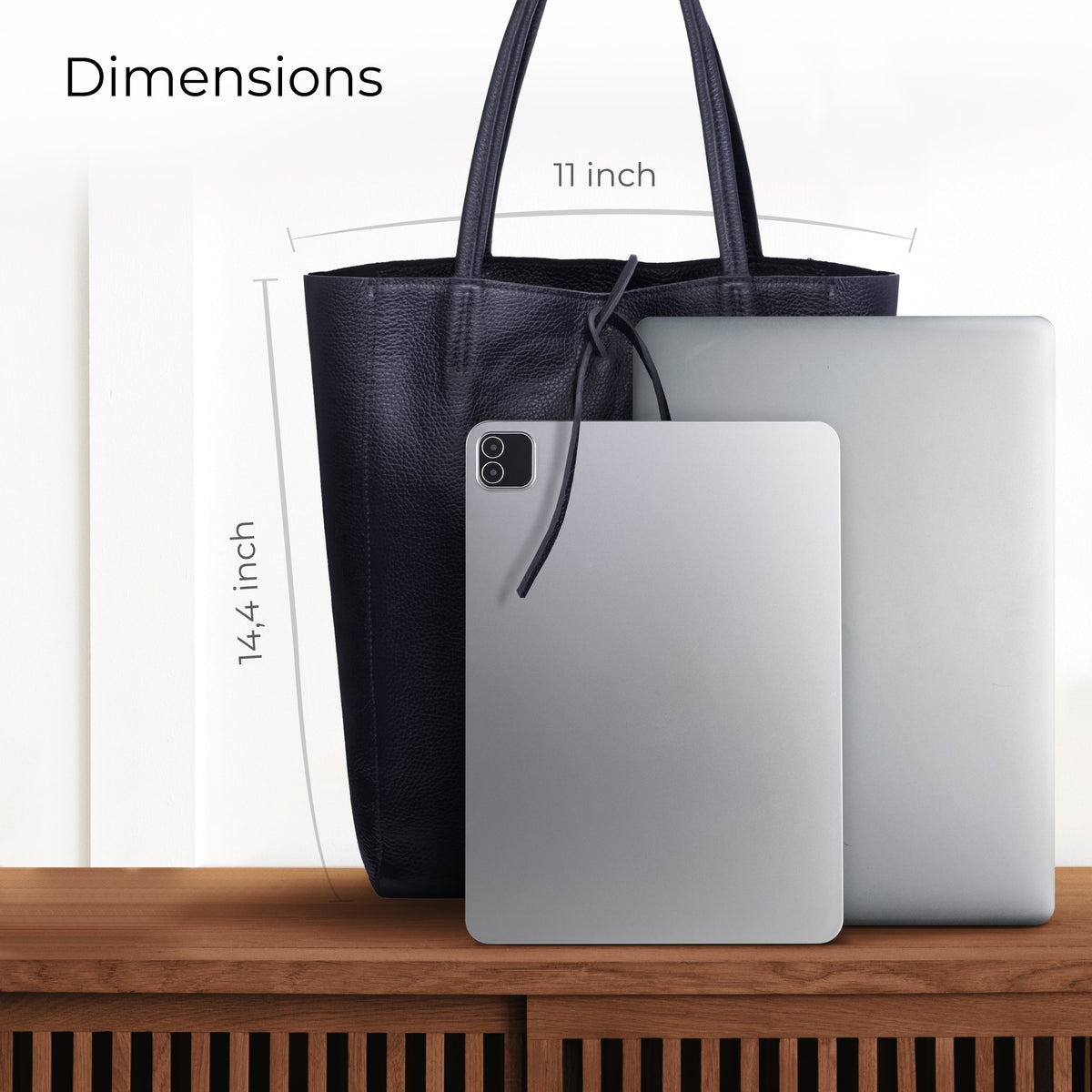 Firenze Italian Full-Grain Leather Tote