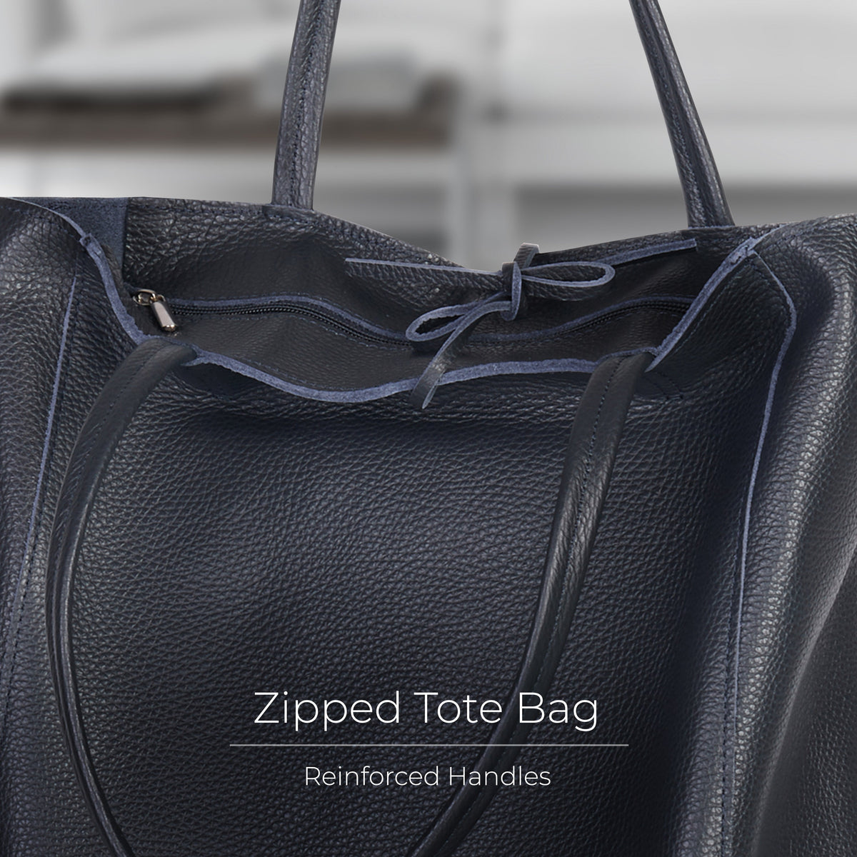 Firenze Italian Full-Grain Leather Tote