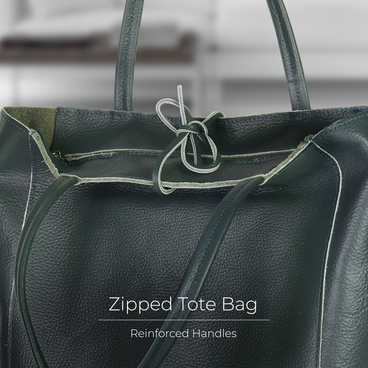 Firenze Italian Full-Grain Leather Tote