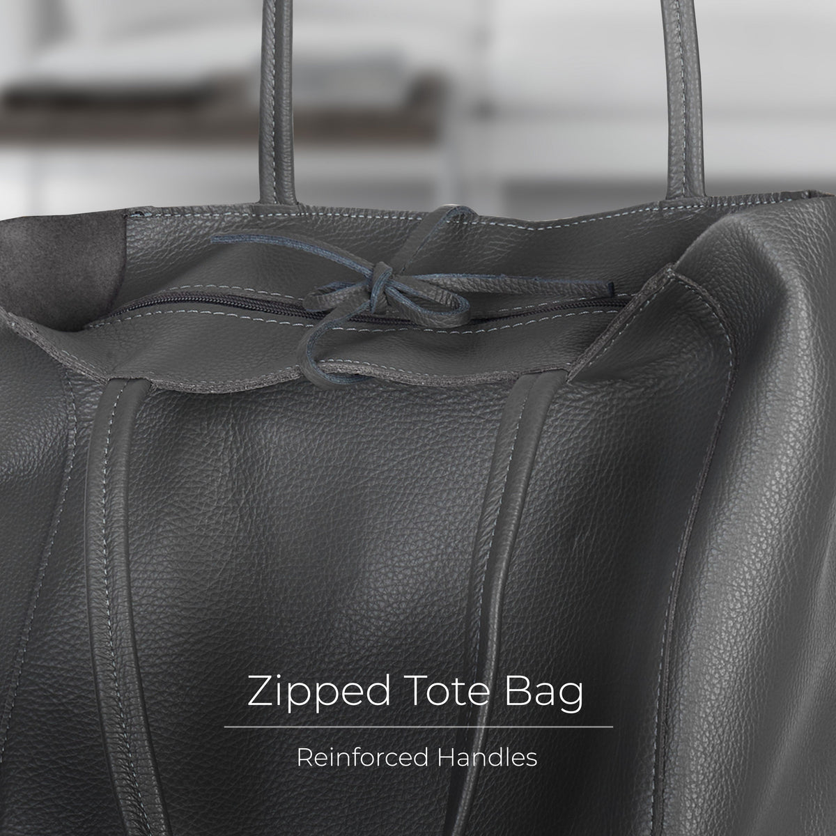Firenze Italian Full-Grain Leather Tote