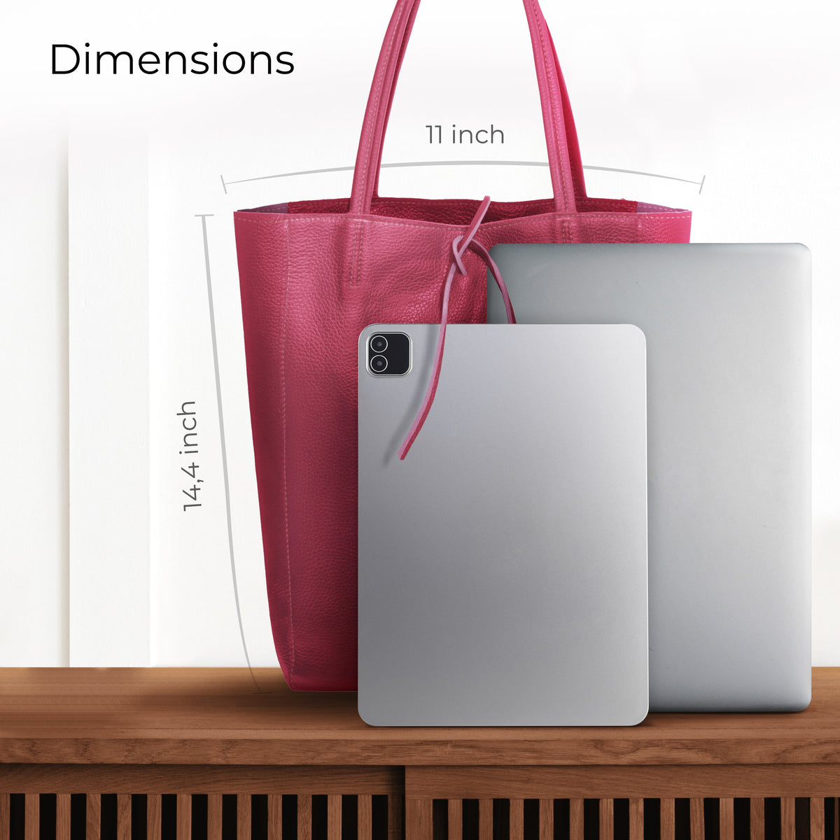 Firenze Italian Full-Grain Leather Tote