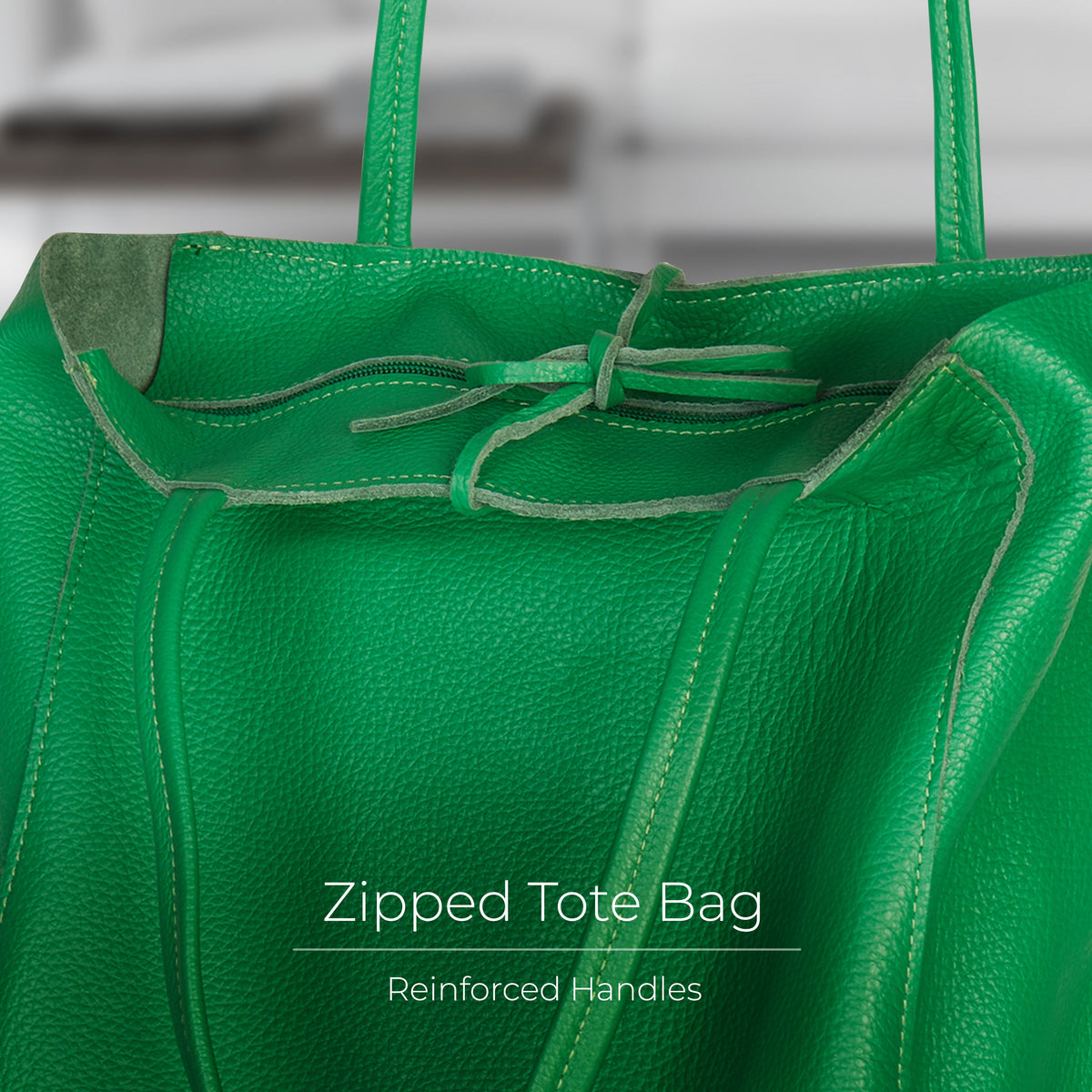 Firenze Italian Full-Grain Leather Tote